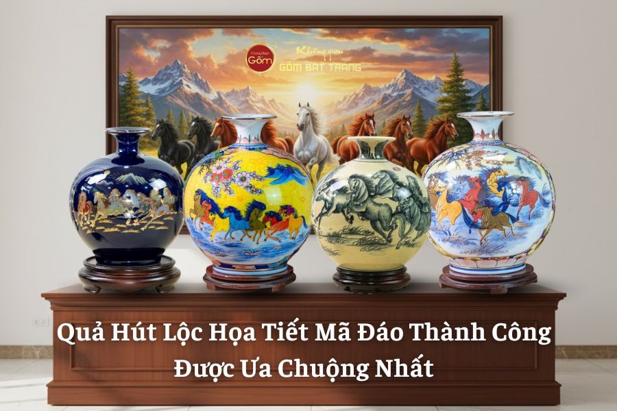 5+ Mẫu Quả Hút Lộc Họa Tiết Mã Đáo Thành Công Được Ưa Chuộng Nhất