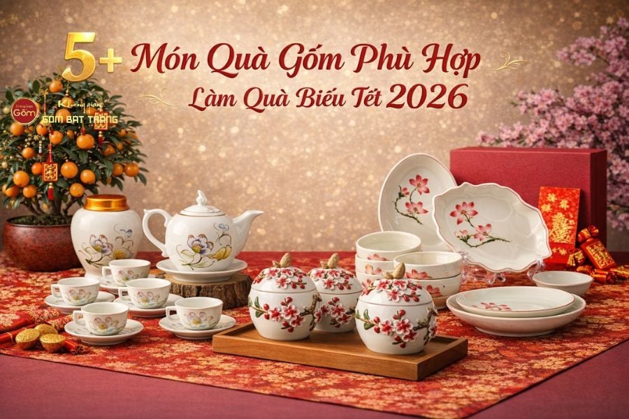 5+ Món Quà Gốm Phù Hợp Làm Quà Biếu Tết 2026