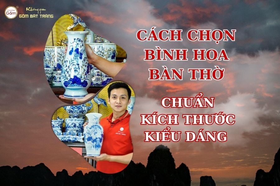 Cách Chọn Bình Hoa Bàn Thờ: Chuẩn Kích Thước Và Kiểu Dáng