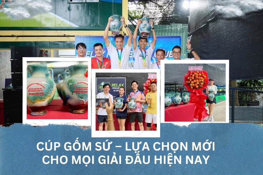 Cúp Gốm Sứ – Lựa Chọn Mới Cho Mọi Giải Đấu Hiện Nay