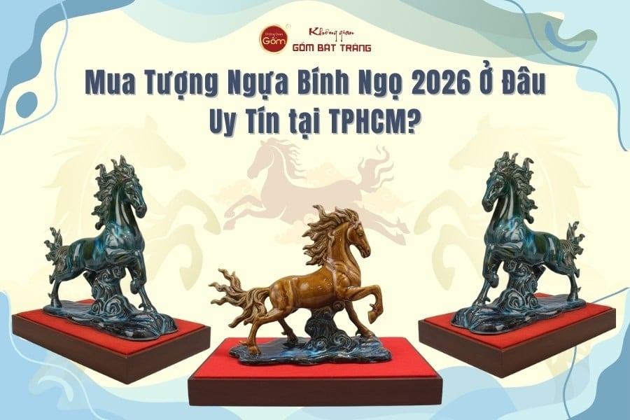 Mua Tượng Ngựa Bính Ngọ 2026 Ở Đâu Uy Tín tại TPHCM?