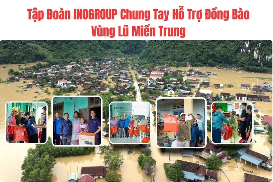 Tập Đoàn INOGROUP Chung Tay Hỗ Trợ Đồng Bào Vùng Lũ Miền Trung