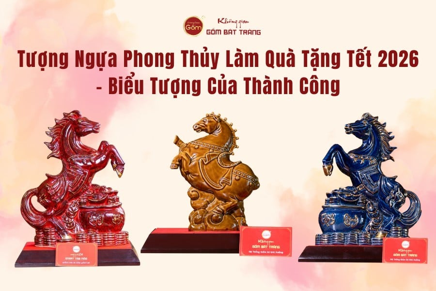 Tượng Ngựa Phong Thủy Làm Quà Tặng Tết 2026 - Biểu Tượng Của Thành Công