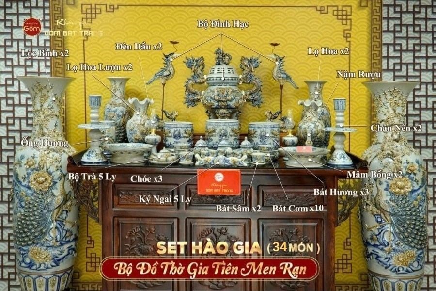bàn thờ gian tiên