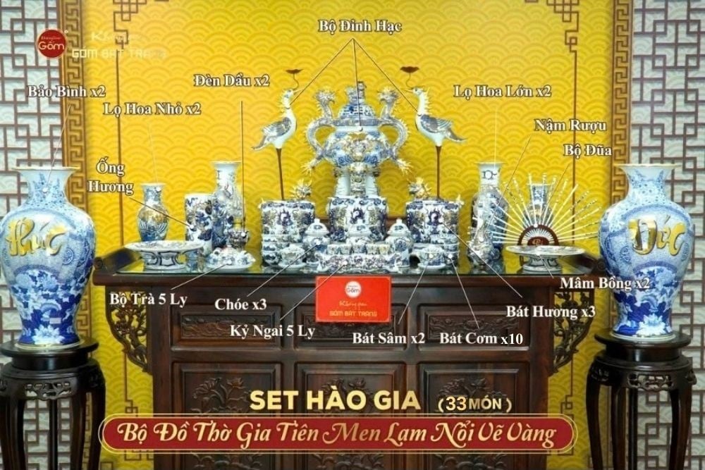 đồ thờ bát tràng