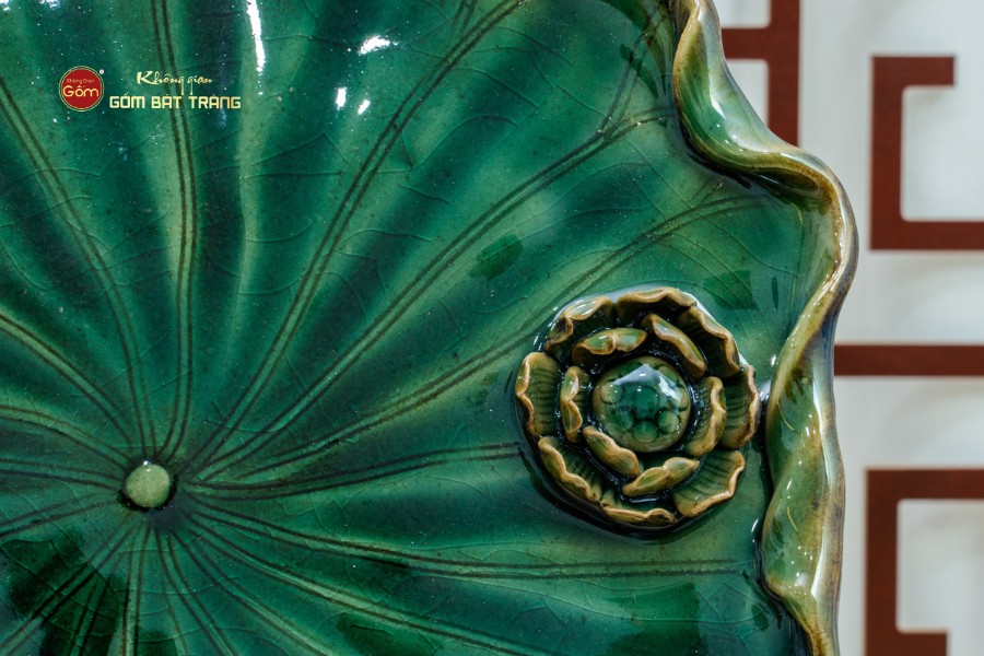 Khay Trà Sen Xanh Ngọc Lục Bảo