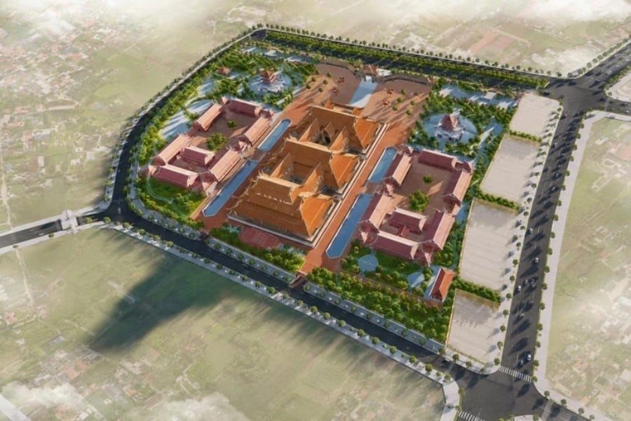 Phối ảnh tổng thể Trung tâm Văn hoá Phật giáo Thủ Đô