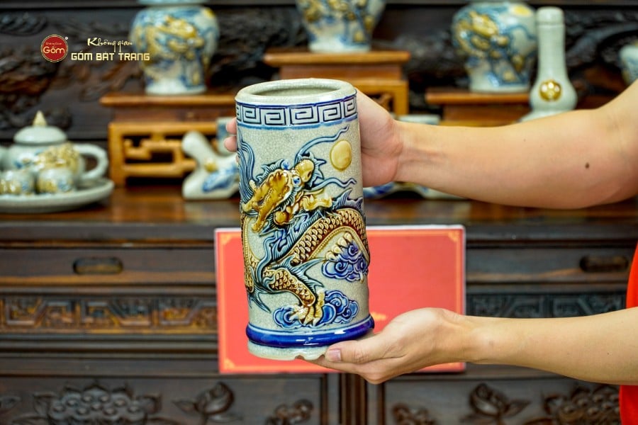 [Set Cơ Bản] Bộ Đồ Thờ Gia Tiên Men Rạn (15 món)