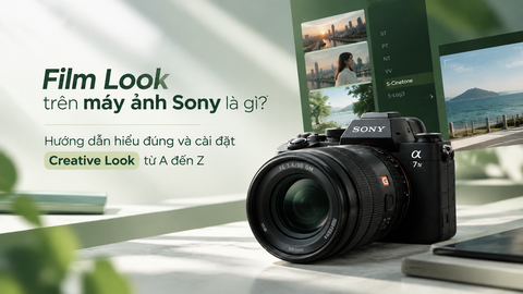 Film Look trên máy ảnh Sony là gì? Hướng dẫn hiểu đúng và cài đặt Creative Look từ A đến Z