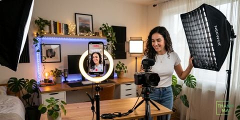 Không cần studio: Cách set ánh sáng quay TikTok đẹp ngay tại nhà
