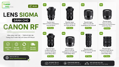 Top 8 Ống Kính Sigma Đáng Mua Cho Canon RF-S
