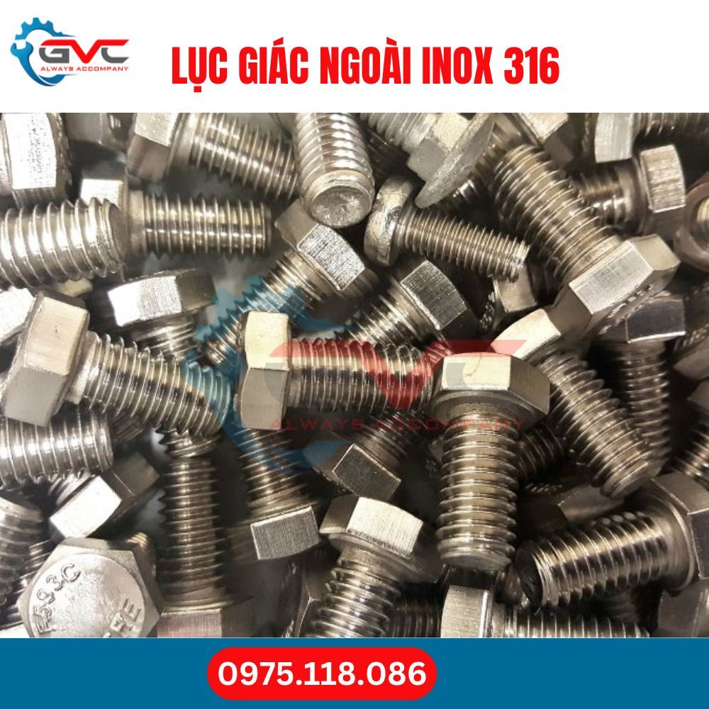 Bu Lông Lục Giác Ngoài Inox 316: Giải Pháp Chống Ăn Mòn Tối Ưu Cho Mọi Công Trình