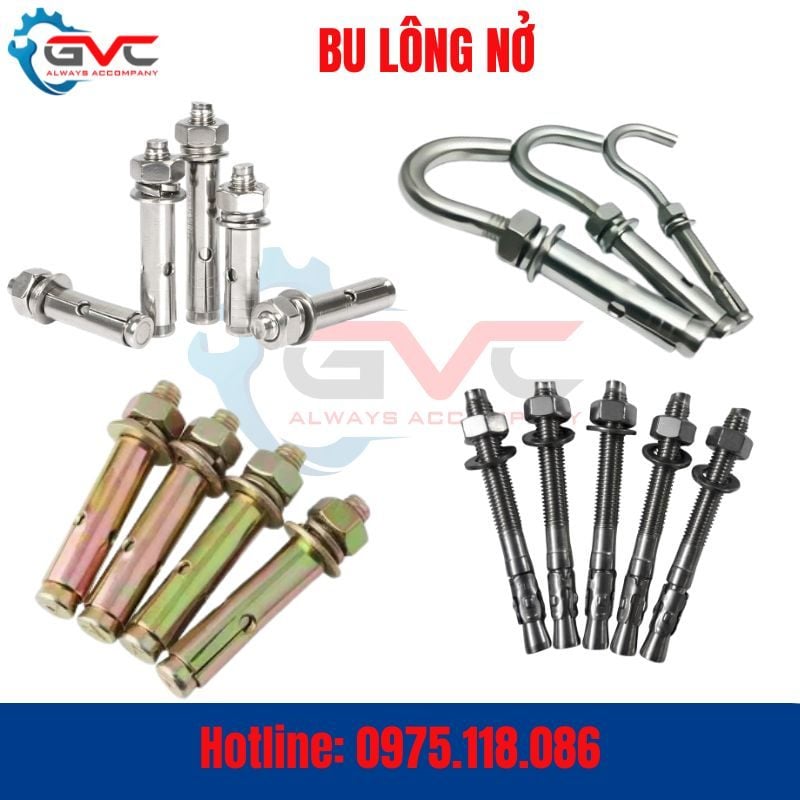 Bu Lông Nở Là Gì? Phân Loại, Cách Chọn Và Ứng Dụng Thực Tế