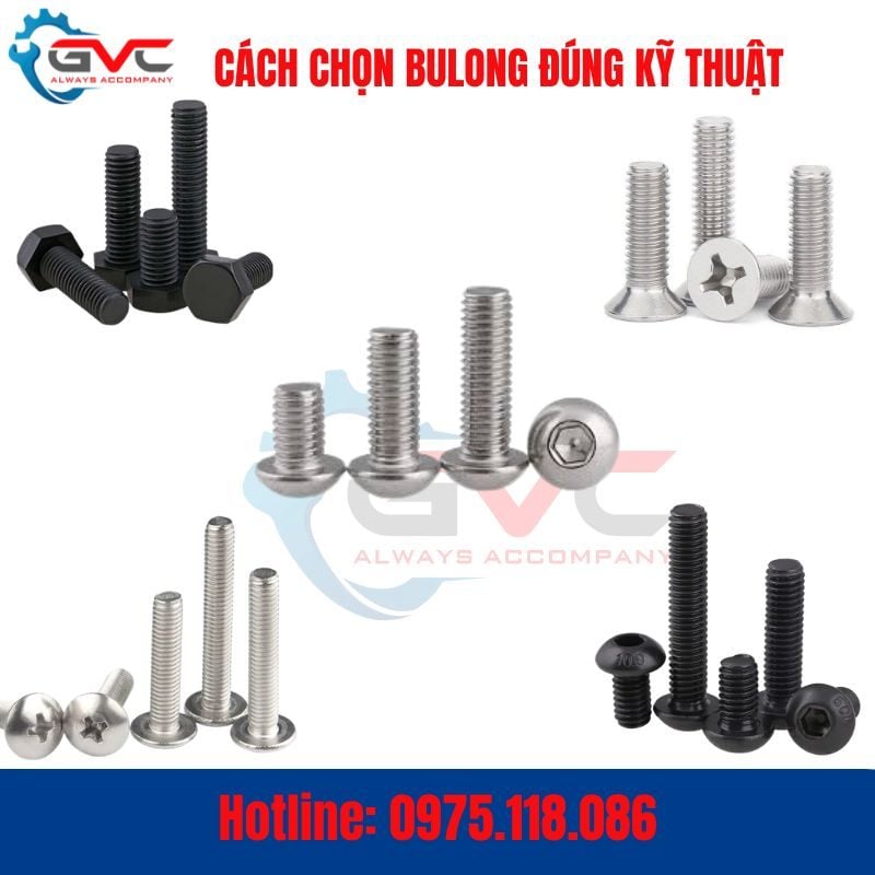 Cách Chọn Bu Lông Đúng Kỹ Thuật – Hướng Dẫn Chi Tiết Từ A Đến Z