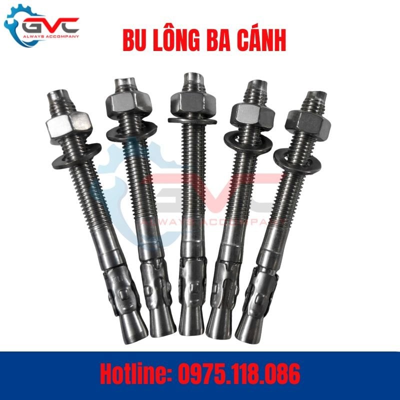 Bu Lông Nở Áo Mạ Cầu Vồng M6-M20 – Sleeve Anchor Mạ 7 Màu Giá Tốt