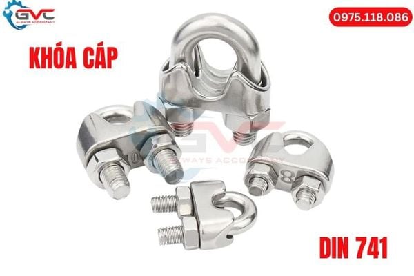Khóa Cáp DIN 741 – Kẹp Cáp Hình Chữ U
