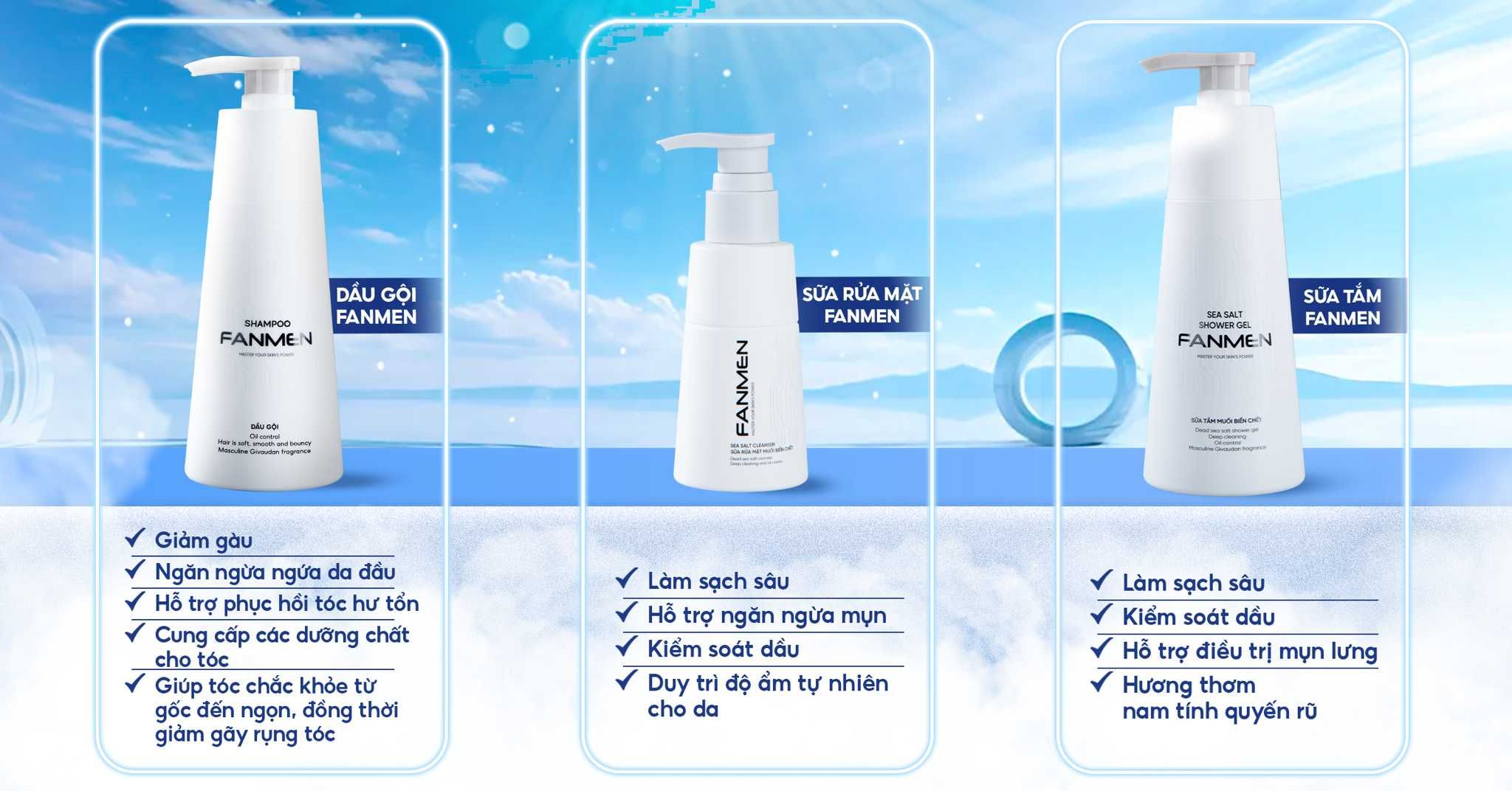Combo 3 sản phẩm Fanmen