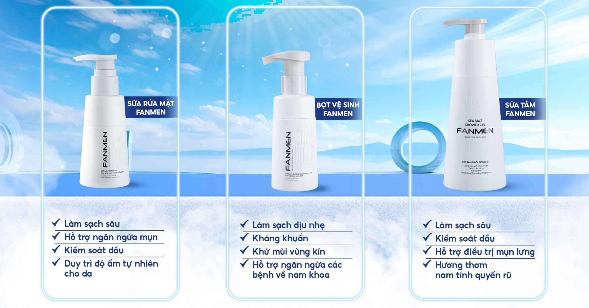 Combo 3 sản phẩm Fanmen