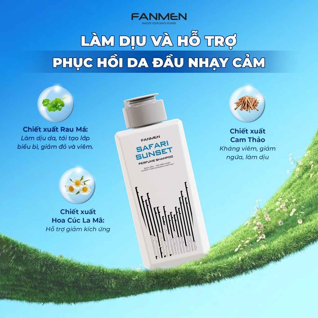 Dầu gội nam Fanmen