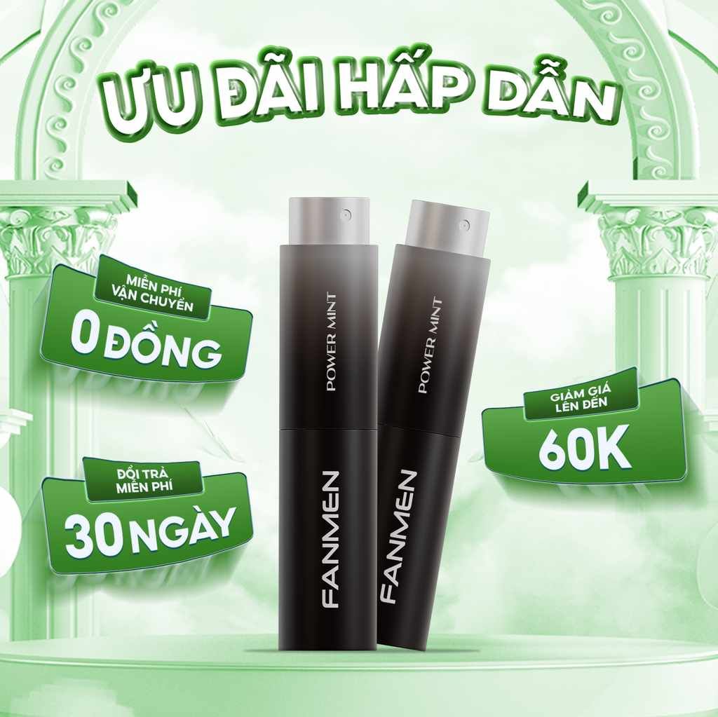 ưu đãi khi mua xịt thơm miệng Fanmen