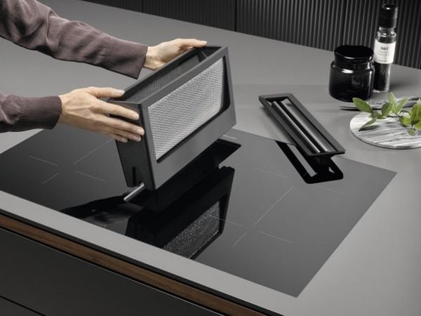 Bếp Từ Kết Hợp Hút Mùi Miele KMDA 7473 FL-U Silence