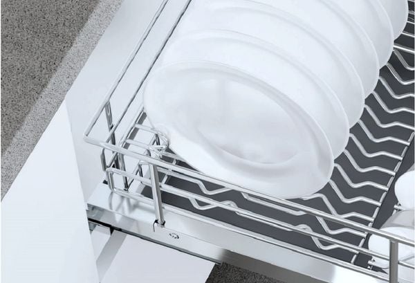 Giá Bát Đĩa Eurogold EPO7390 Inox 304 Nan Oval (Quả Trám)