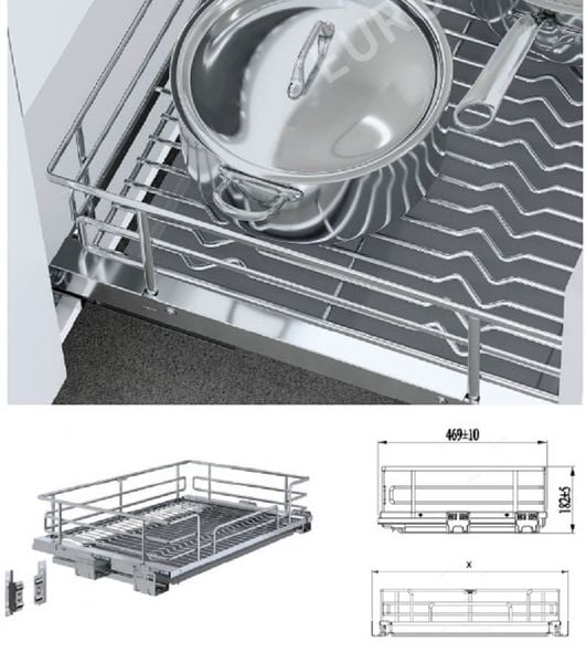 Giá Xoong Nồi Eurogold EPO6360 Inox 304 Nan Oval
