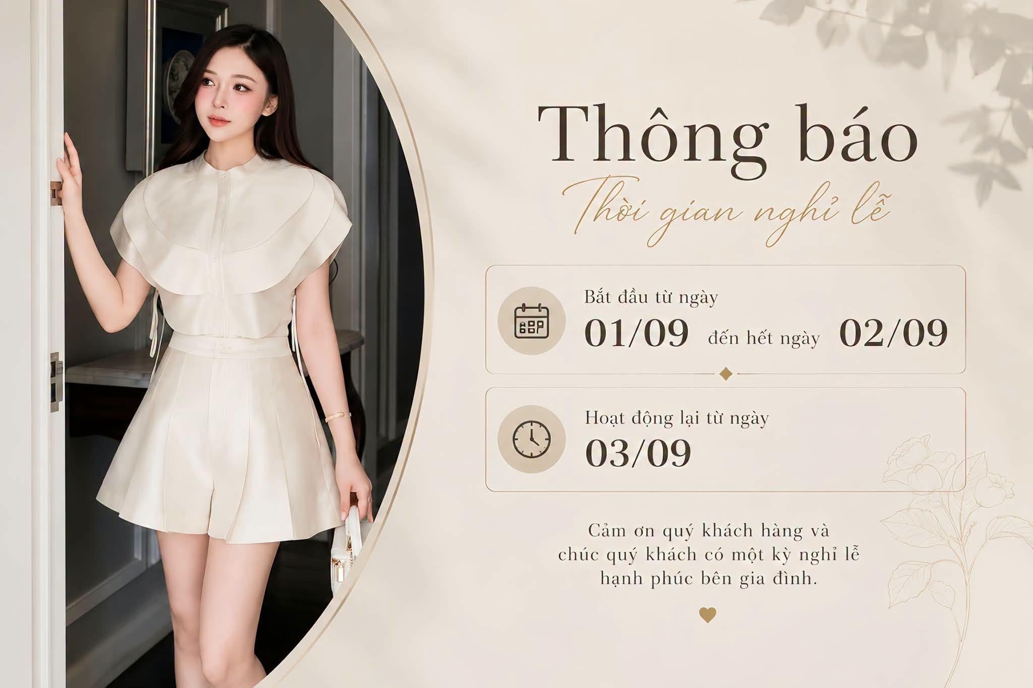 NGADO l THÔNG BÁO NGHỈ LỄ 2/9