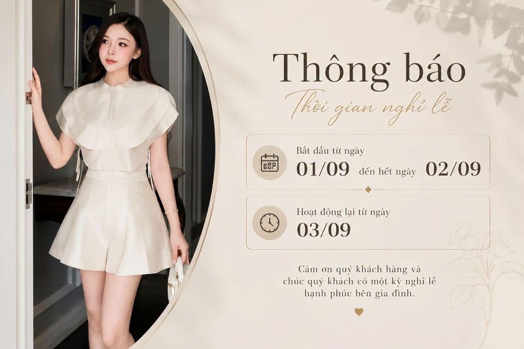 NGADO l THÔNG BÁO NGHỈ LỄ 2/9