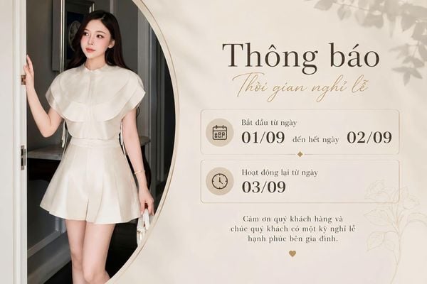 NGADO l THÔNG BÁO NGHỈ LỄ 2/9