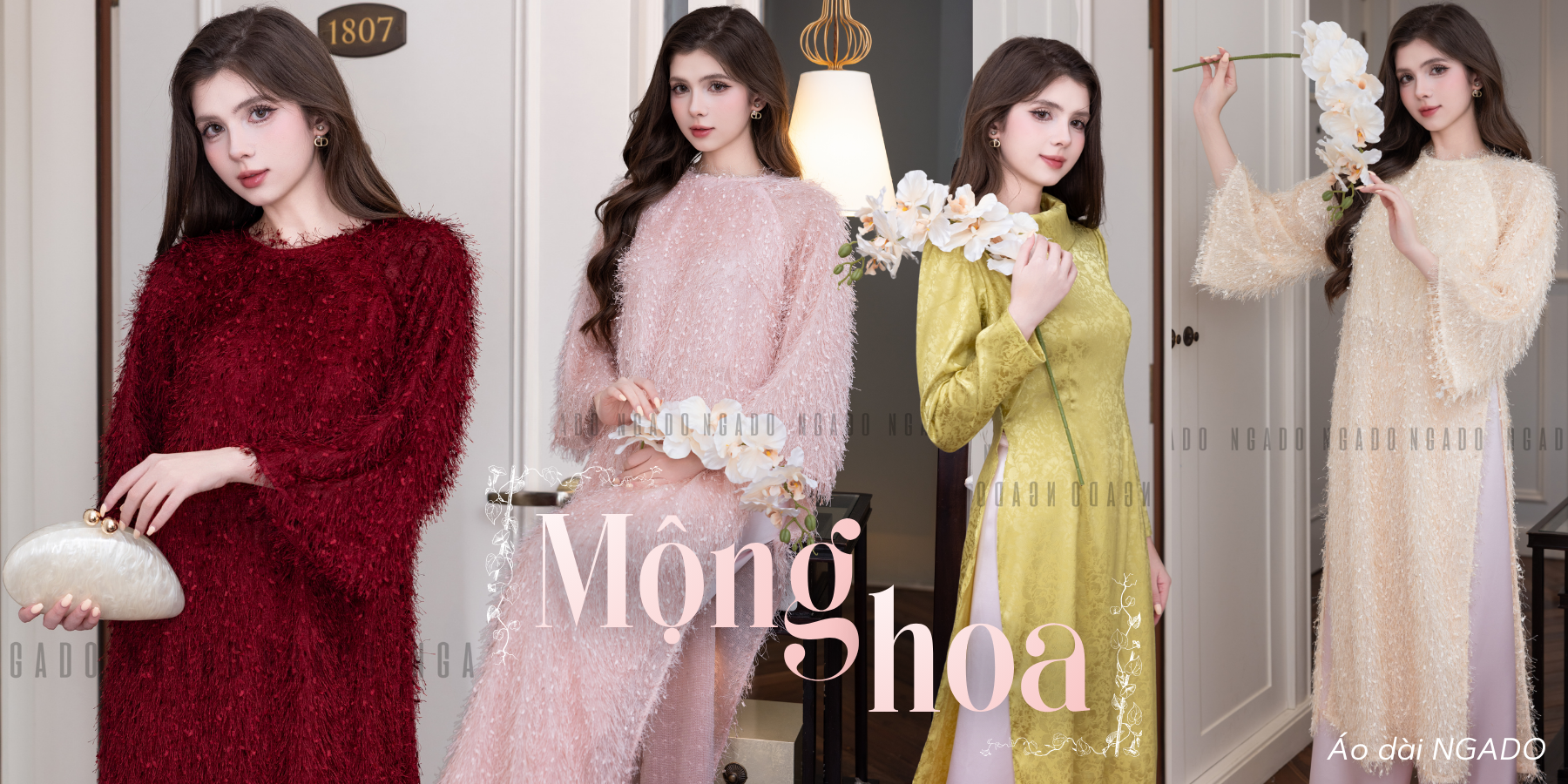 Bộ Sưu Tập Áo Dài - Mộng Hoa