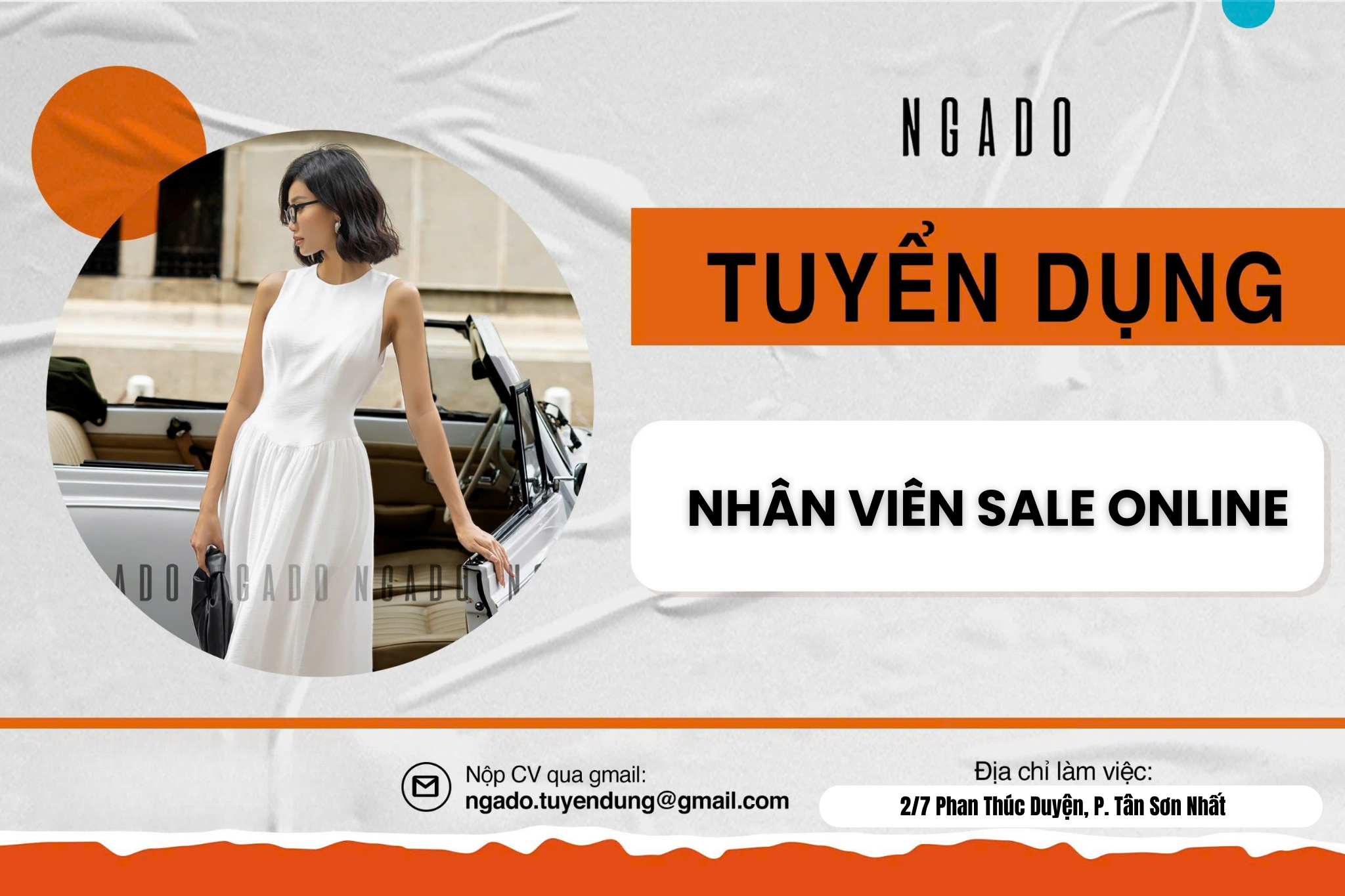 NGADO tuyển dụng: NHÂN VIÊN TƯ VẤN ONLINE (SALE ONLINE)