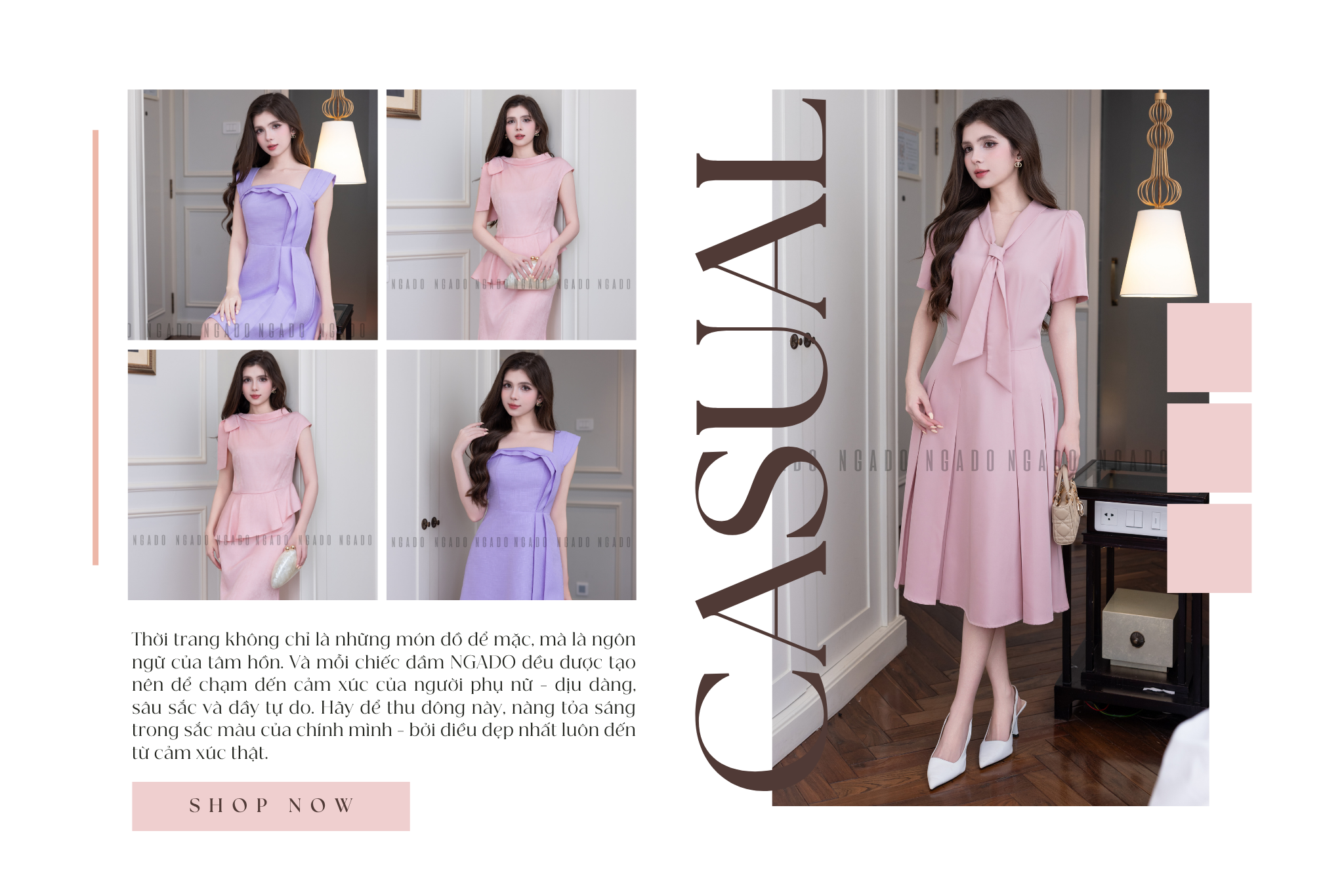 Chạm Mùa Cảm Xúc - Khi Những Màu Đầm Thu Đông Lên Ngôi