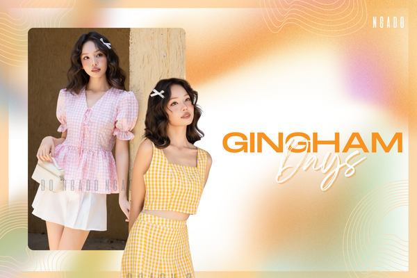 Họa tiết Gingham - Xu hướng thời trang trẻ trung cho mùa hè