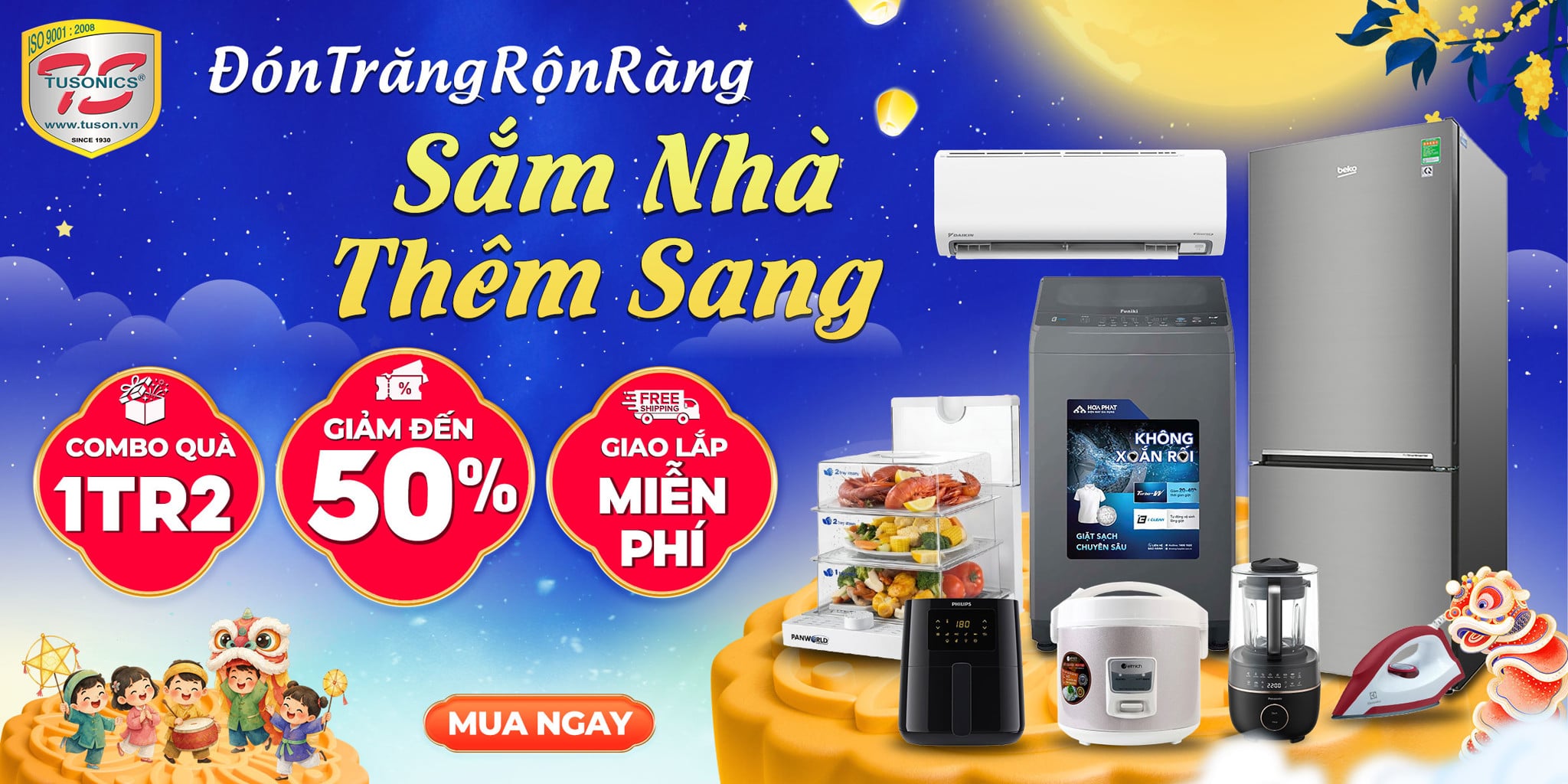 Đón Trăng Rộn Ràng – Sắm Nhà Thêm Sang