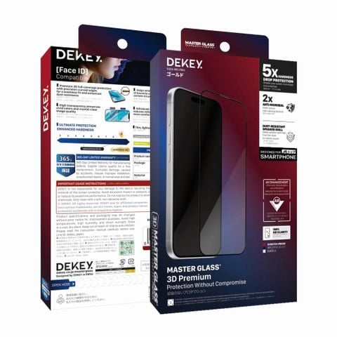 Kính cường lực và ốp Dekey cho iPhone 18 Pro Max: Bảo vệ toàn diện