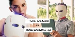 So sánh mặt nạ sinh học Therabody TheraFace Mask và TheraFace Mask Glo
