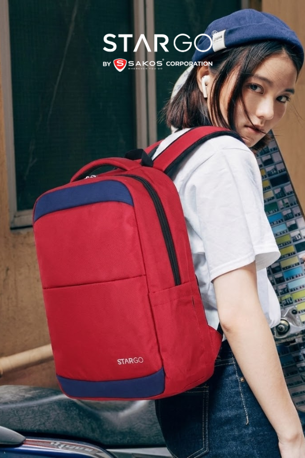 Top 3 mẫu balo màu đỏ Stargo đẹp, bền và hợp xu hướng