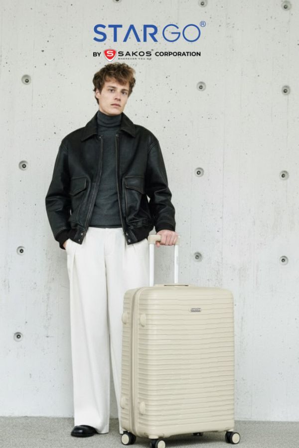 Top 2 mẫu vali màu kem STARGO đẹp và phong cách
