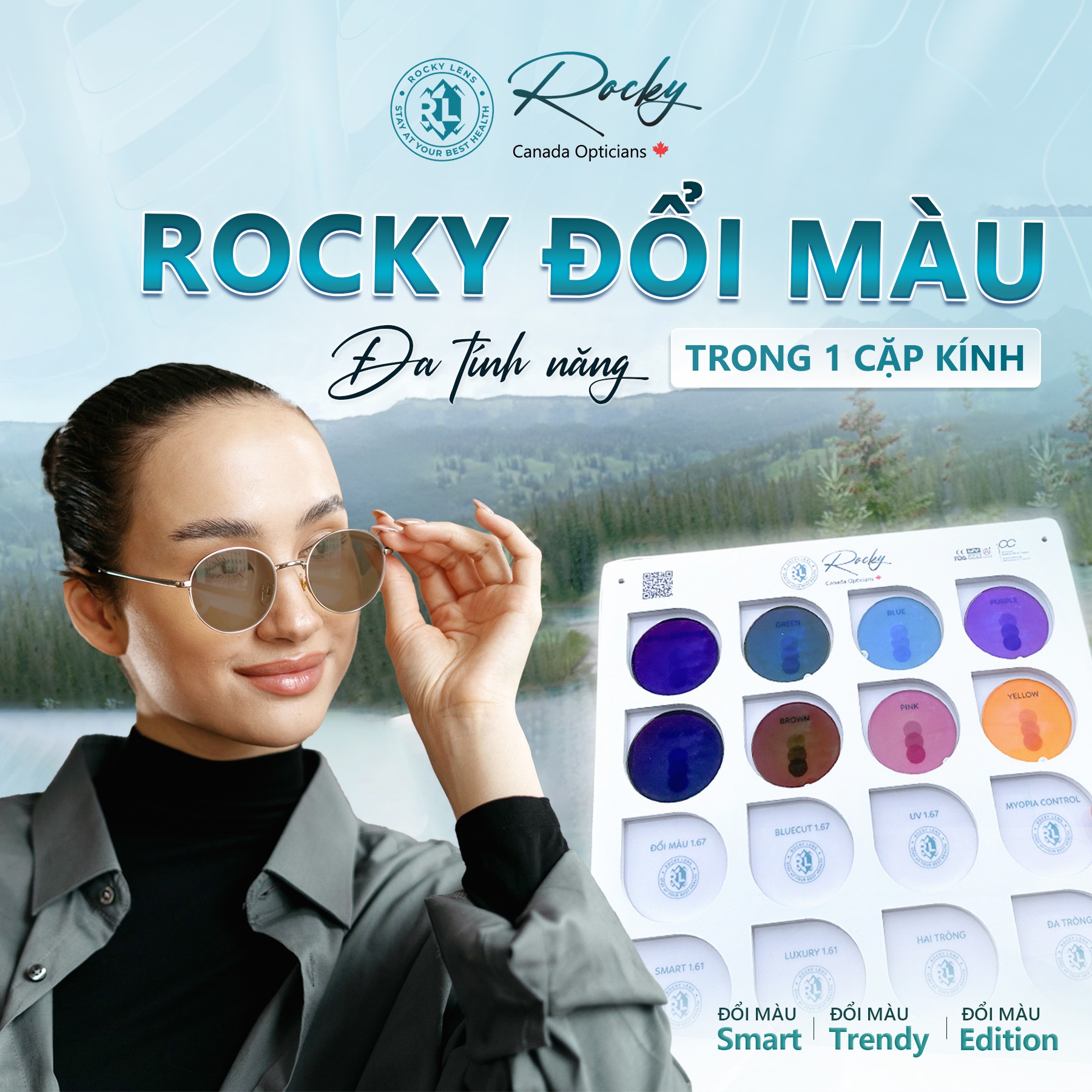 Tròng Kính Đổi Màu Rocky – Giải Pháp Thời Trang Và Bảo Vệ Mắt Hoàn Hảo