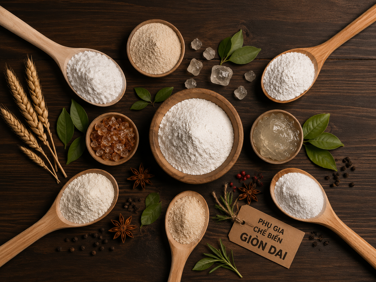Top phụ gia chế biến tạo dai giòn phổ biến 2026