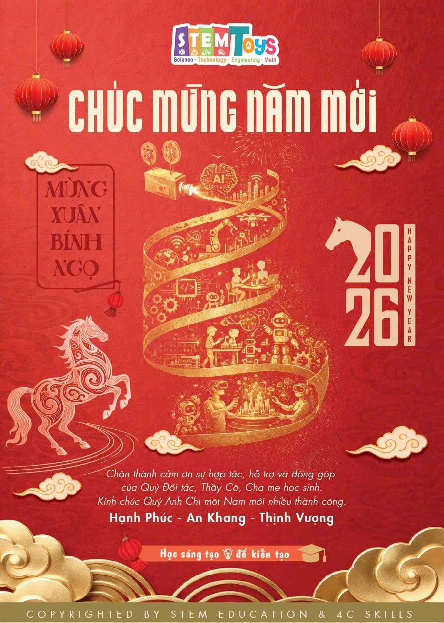 THƯ CHÚC TẾT XUÂN BÍNH NGỌ 2026 – STEMTOYS