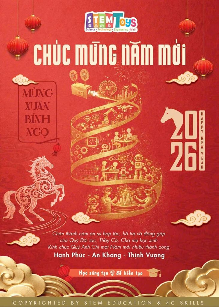 THƯ CHÚC TẾT XUÂN BÍNH NGỌ 2026 – STEMTOYS