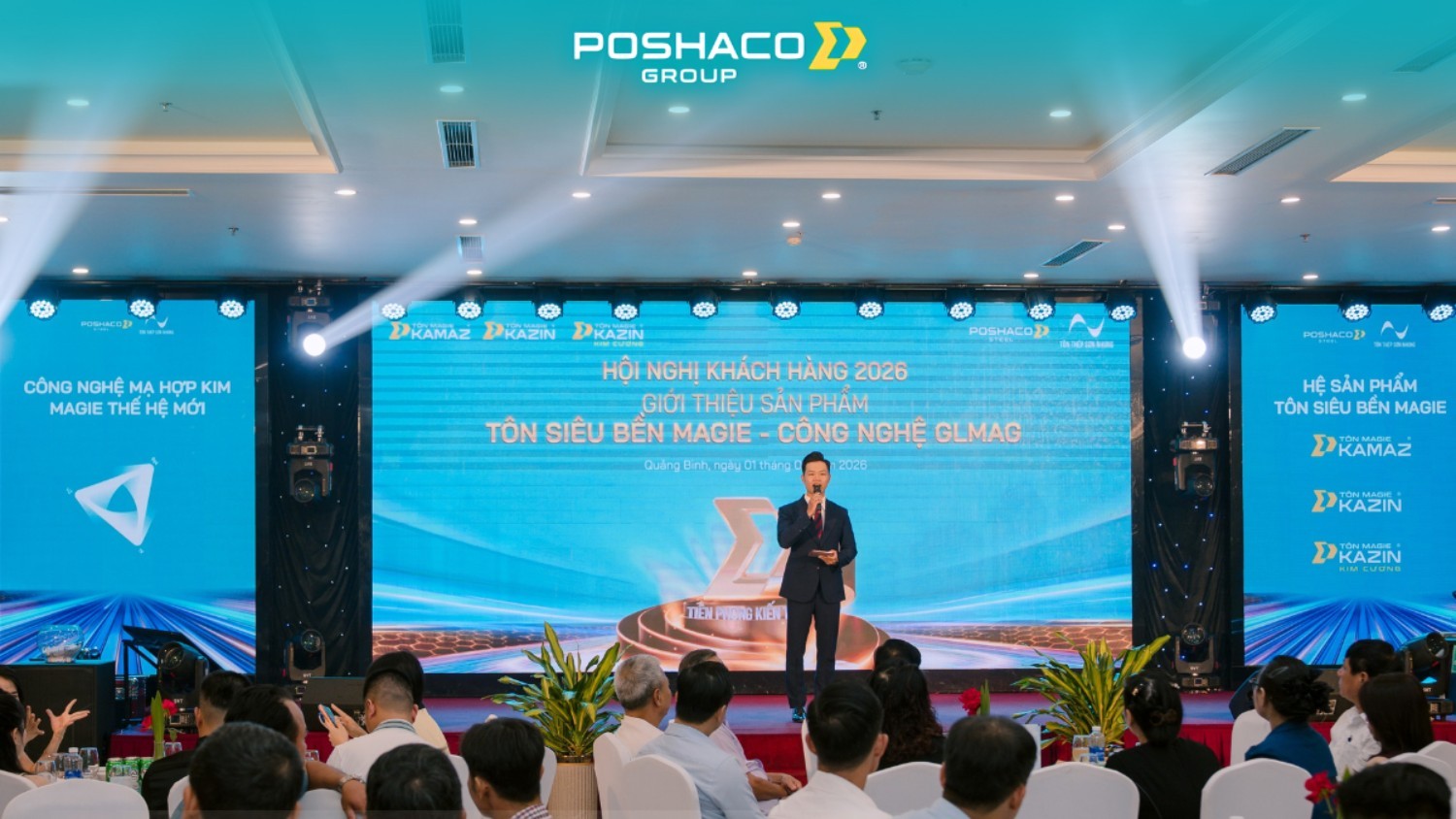 Tiên Phong Kiến Tạo Hệ Sinh Thái Sản Phẩm Tôn Siêu Bền Magie Poshaco Tại Quảng Bình