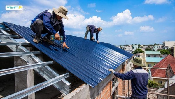 7 Bước Thi Công Mái Tôn Đúng Kỹ Thuật & Lưu Ý Không Thể Bỏ Qua