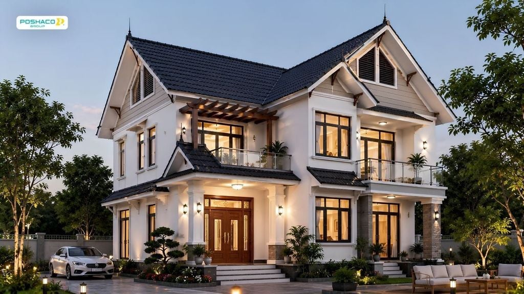 Nhà Mái Thái 2 Tầng Đẹp: Xu Hướng Thiết Kế Nổi Bật Cho Gia Đình Việt
