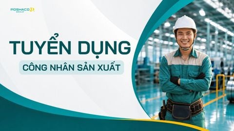 Tuyển Dụng Công Nhân Sản Xuất - Lương Hấp Dẫn 9-12 Triệu