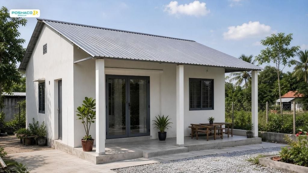 Xây Nhà Cấp 4 Mái Tôn Dưới 100 Triệu: Kinh Nghiệm Tiết Kiệm Đúng Chỗ
