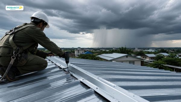 Chống Bão Mái Tôn: 8 Cách Gia Cố Hiệu Quả, Tránh Tốc Mái