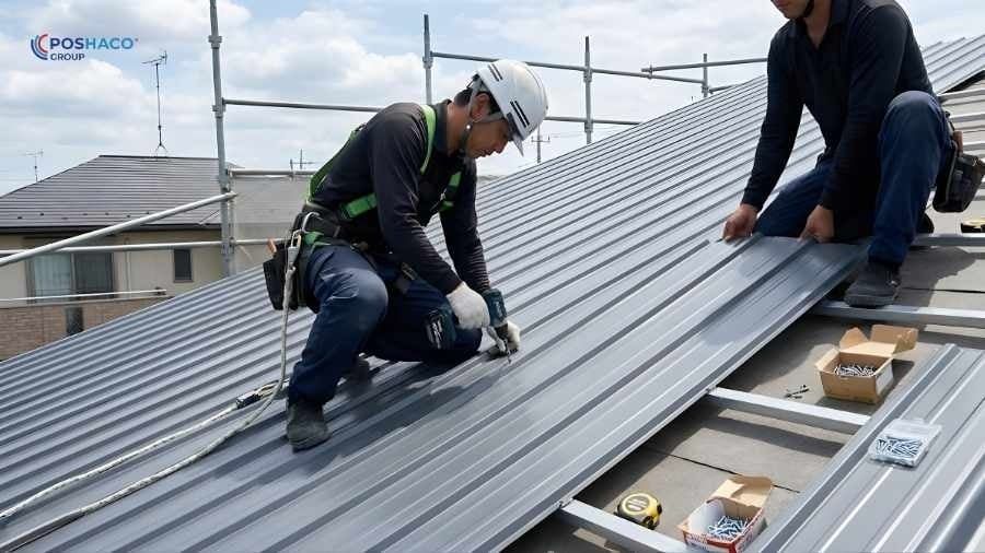 Thi Công Mái Tôn Đúng Kỹ Thuật – 5 Lỗi Thường Gặp Cần Tránh